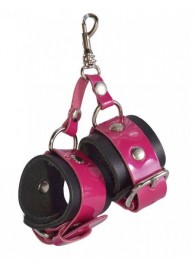 Розово-черный брелок  Наручники - Sitabella - купить с доставкой в Самаре