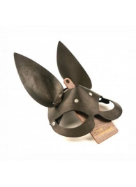 Черная гладкая маска  Зайка  с длинными ушками - Crazy Handmade - купить с доставкой в Самаре