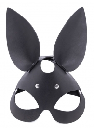 Черная гладкая маска  Зайка  с длинными ушками - Crazy Handmade - купить с доставкой в Самаре