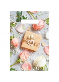 Полиэтиленовый пакет  Подарочек  с вырубной усиленной ручкой - 20 х 30 см. - Сима-Ленд - купить с доставкой в Самаре