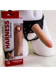 Страпон Харнесс из трусиков и насадки-фаллоса - 17,5 см. - LOVETOY (А-Полимер) - купить с доставкой в Самаре