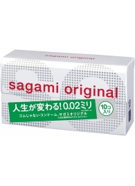 Ультратонкие презервативы Sagami Original 0.02 - 10 шт. - Sagami - купить с доставкой в Самаре
