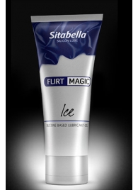 Силиконовая гель-смазка FLIRT MAGIC Ice с лёгким пролонгирующим эффектом - 75 мл. - Sitabella - купить с доставкой в Самаре