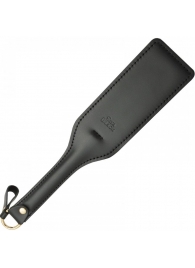 Черная кожаная шлепалка SitaBlack - 30 см. - Sitabella - купить с доставкой в Самаре