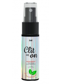 Клиторальный возбуждающий спрей Clit Me On Peppermint - 12 мл. - INTT - купить с доставкой в Самаре