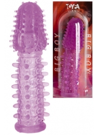 Фиолетовая насадка, удлиняющая половой член - 13,5 см. - Toyfa Basic - в Самаре купить с доставкой