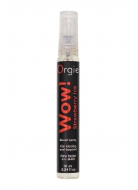Оральный спрей ORGIE Wow! Strawberry Ice Blowjob Spray с охлаждающим и возбуждающим эффектом - 10 мл. - ORGIE - купить с доставкой в Самаре
