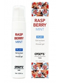 Возбуждающий гель Raspberry Mint с ароматом малины и мяты - 15 мл. - Exsens - купить с доставкой в Самаре