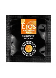 Саше массажного масла Eros exotic с ароматом персика - 4 гр. - Биоритм - купить с доставкой в Самаре