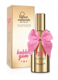Гель с ароматом жвачки Bubblegum 2-in-1 Scented Silicone Massage And Intimate Gel - 100 мл. - Bijoux Indiscrets - купить с доставкой в Самаре
