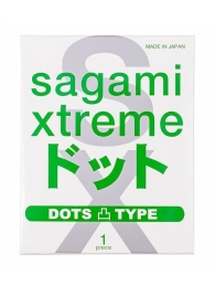 Презерватив Sagami Xtreme Type-E с точками - 1 шт. - Sagami - купить с доставкой в Самаре