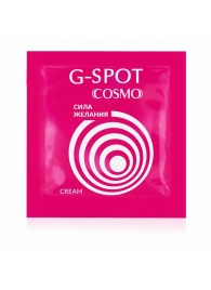 Стимулирующий интимный крем для женщин Cosmo G-spot - 2 гр. - Биоритм - купить с доставкой в Самаре