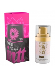 Возбуждающий гель Golden Chups с малиновым ароматом - 17 мл. - INTT - купить с доставкой в Самаре