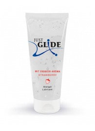 Лубрикант на водной основе Just Glide Strawberry с ароматом клубники - 200 мл. - Orion - купить с доставкой в Самаре