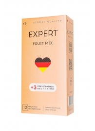 Ароматизированные презервативы EXPERT Fruit Mix - 12 шт.(+3 в подарок) - Expert - купить с доставкой в Самаре