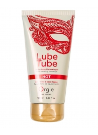 Интимный гель на водной основе Lube Tube Hot с разогревающим эффектом - 150 мл. - ORGIE - купить с доставкой в Самаре