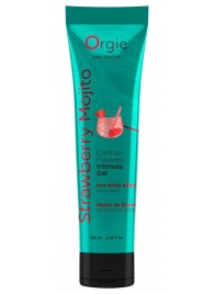 Съедобный интимный гель Orgie Lube Tube Cocktail Strawberry Mojito - 100 мл. - ORGIE - купить с доставкой в Самаре
