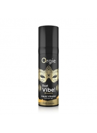 Съедобный гель Dual Vibe Pina Colada с эффектом вибрации и вкусом коктейля пина колада - 15 мл. - ORGIE - купить с доставкой в Самаре
