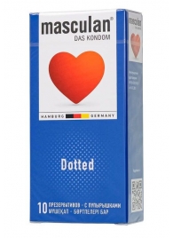 Презервативы с пупырышками Masculan Dotted - 10 шт. - Masculan - купить с доставкой в Самаре