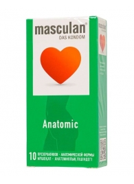 Презервативы анатомической формы Masculan Anatomic - 10 шт. - Masculan - купить с доставкой в Самаре