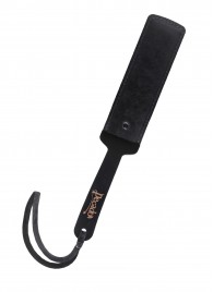 Черный кожаный пэддл - 37 см. - Pecado - купить с доставкой в Самаре