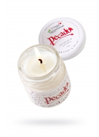 Массажная свеча Brandy   Pear - 35 мл. - Pecado - купить с доставкой в Самаре
