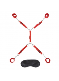 Красная фиксация на матрас Classic Bedspreader - Lux Fetish - купить с доставкой в Самаре