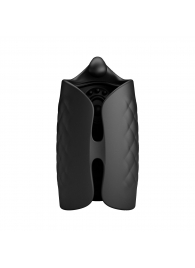 Черный мастурбатор с вибростимуляцией головки Black Glans Trainer - Baile - в Самаре купить с доставкой