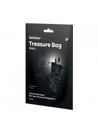Черный мешочек для хранения игрушек Treasure Bag L - Satisfyer - купить с доставкой в Самаре