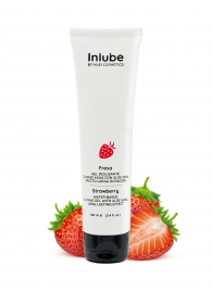 Лубрикант на водной основе Nuei Inlube с алоэ вера и ароматом клубники - 100 мл. - Nuei cosmetics - купить с доставкой в Самаре