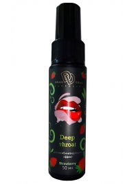 Спрей для горла Deep Throat с десенсибилизирующим эффектом и вкусом клубники - 50 мл. - БиоМед - купить с доставкой в Самаре