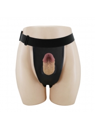 Полый страпон на регулируемых трусиках Houston - 17,5 см. - Baile - купить с доставкой в Самаре