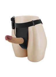 Полый вибрострапон на регулируемых трусиках Draven - 17,5 см. - Baile - купить с доставкой в Самаре