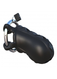 Черный замок верности Extreme Silicone Cock Blocker - Pipedream - купить с доставкой в Самаре
