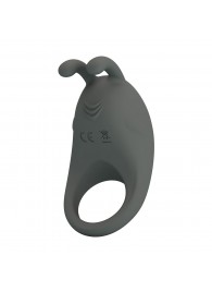 Серое эрекционное кольцо с вибрацией Master Ring - Baile - в Самаре купить с доставкой