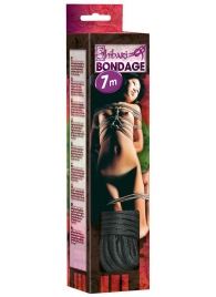 Чёрная веревка для связывания - 700 см. - Orion - купить с доставкой в Самаре