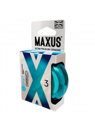 Презервативы Maxus G spot с двойной спиралью - 3 шт. - Maxus - купить с доставкой в Самаре