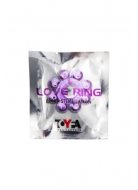 Мягкая фиолетовая гелевая насадка - Toyfa Basic - в Самаре купить с доставкой