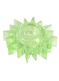 Зеленое эрекционное кольцо-солнце - Toyfa Basic - в Самаре купить с доставкой