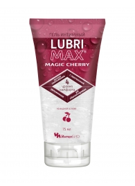 Интимный гель-смазка на водной основе Lubrimax Magic Cherry - 75 мл. - ИнтелБИО - купить с доставкой в Самаре