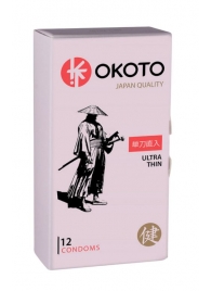 Тонкие презервативы OKOTO Ultra Thin - 12 шт. - Sitabella - купить с доставкой в Самаре
