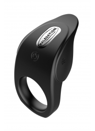 Черное эрекционное виброкольцо Vibro Lust Ring - MALESATION - в Самаре купить с доставкой