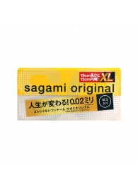 Презервативы увеличенного размера Sagami Original 0.02 XL-size - 12 шт. - Sagami - купить с доставкой в Самаре
