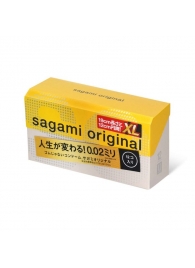 Презервативы увеличенного размера Sagami Original 0.02 XL-size - 12 шт. - Sagami - купить с доставкой в Самаре