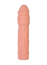 Телесная удлиняющая насадка с подхватом - 19 см. - ToyFa - в Самаре купить с доставкой