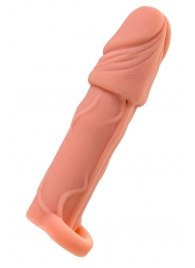 Телесная удлиняющая насадка с подхватом - 16 см. - ToyFa - в Самаре купить с доставкой