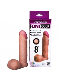 Фаллическая насадка для страпона UNICOCK 8  - 20 см. - LOVETOY (А-Полимер) - купить с доставкой в Самаре