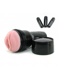 Мастурбатор-вагина Fleshlight - Vibro Pink Lady Touch с вибрацией - Fleshlight - в Самаре купить с доставкой