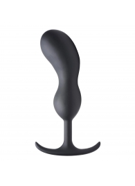 Черный массажер простаты с утяжелителями Premium Silicone Weighted Prostate Plug XL - 20,8 см. - XR Brands - в Самаре купить с доставкой
