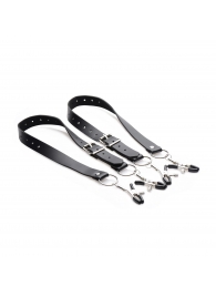 Ремни с зажимами для половых губ Spread Labia Spreader Straps with Clamps - XR Brands - купить с доставкой в Самаре